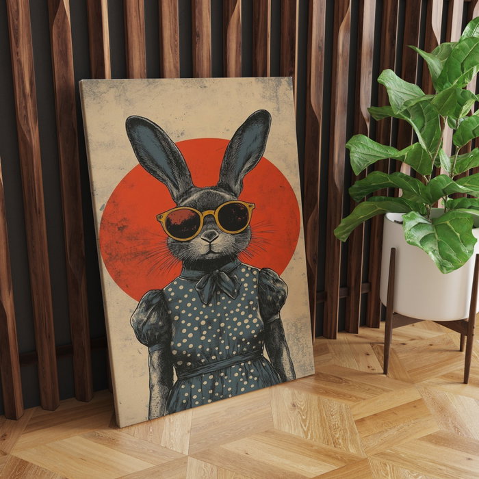 Wallity Pintura Decorativa en Lienzo Multicolor 70 x 100 cm